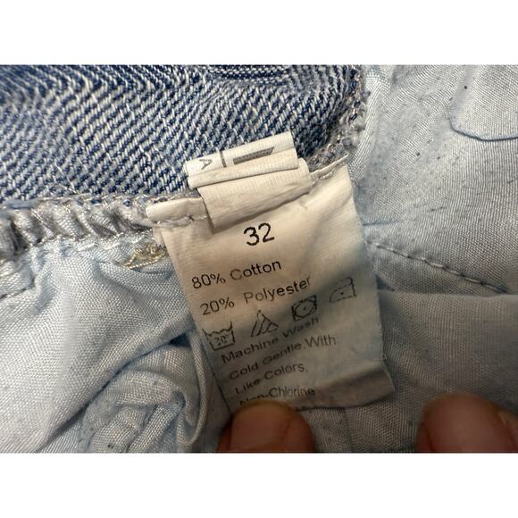 Shein colorblock textured Jeans Size 32 - Picture 3 of 3